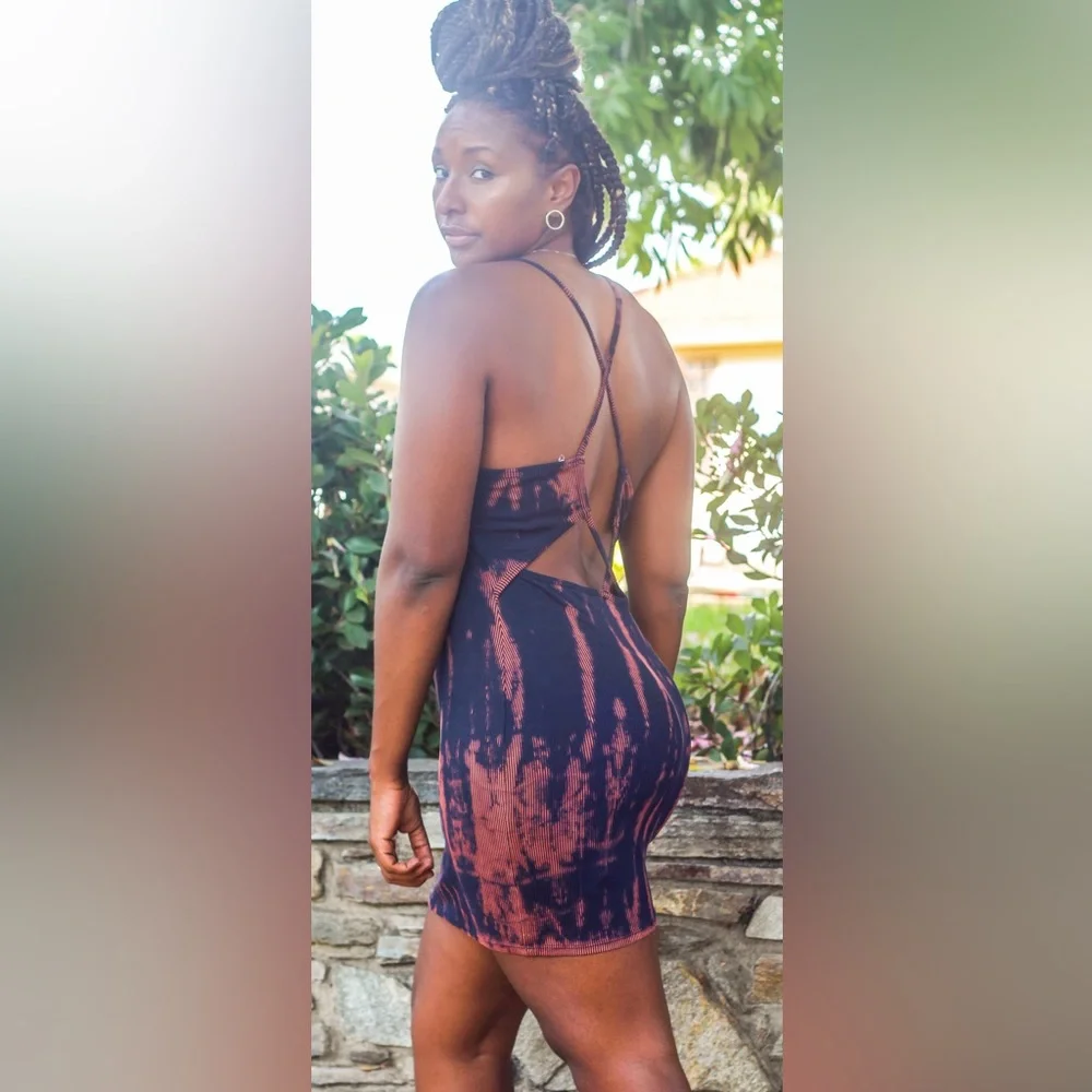 Retro Racerback Mini Dress - Picture 2 of 3